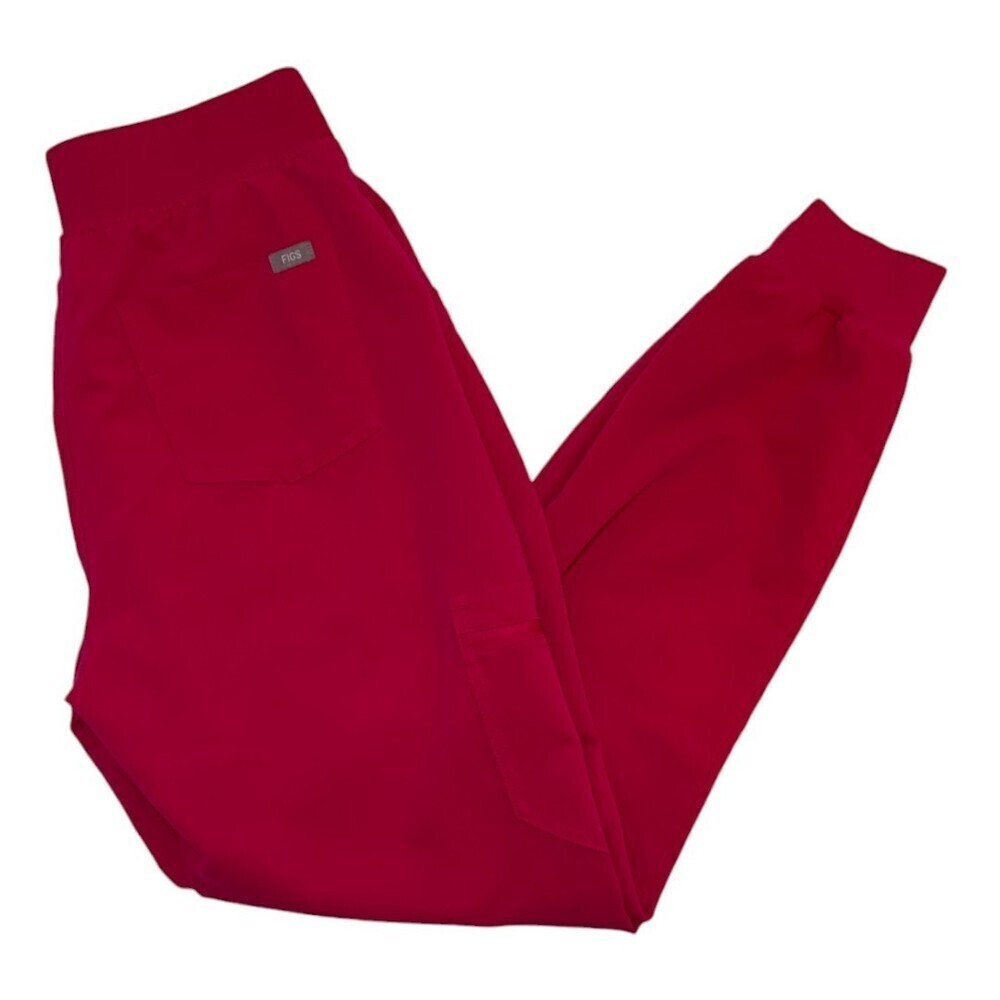 FIGS High Waisted Zamora Jogger Scrub Pants - ULTRA ROSE - RARE COLOR - MED TALL